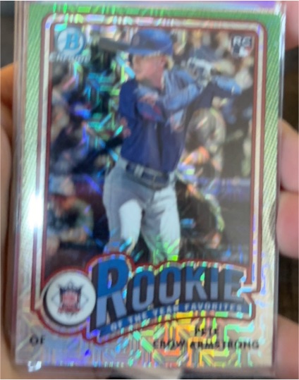 2024 Bowman Chrome #ROY-13 Pete Crow-Armstrong Rookie of the Year Favorites — front