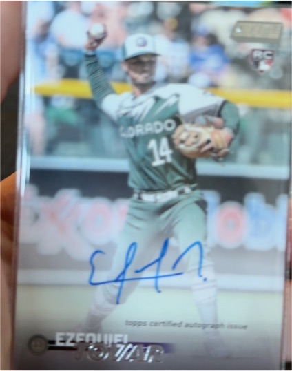 2023 Topps Stadium Club #254 Ezequiel Tovar — front