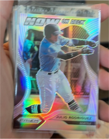 2020 Panini Prizm Now On Deck #NOD-10 Julio Rodriguez — front