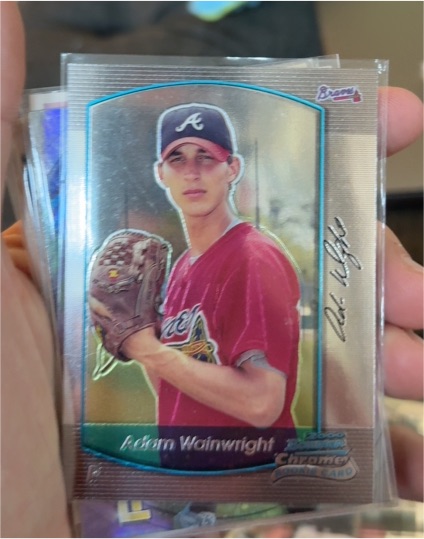 2000 Bowman Chrome Draft Picks #93 Adam Wainwright — front