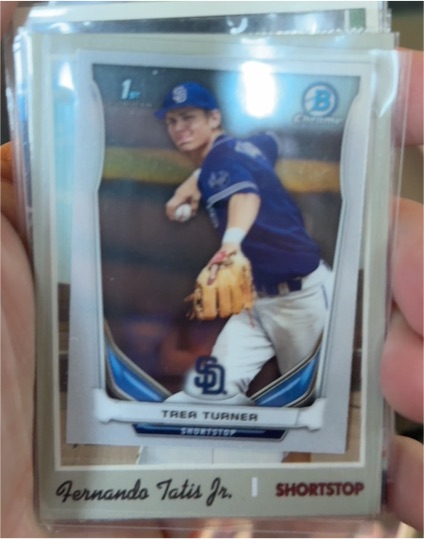 2014 Bowman Chrome #CDP10 Trea Turner — front