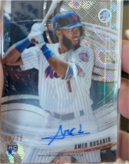 2018 Bowman High Tek Tides Of Youth #Amed Rosario — front