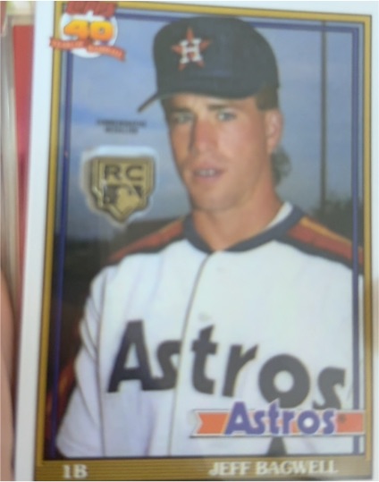1991 Topps Traded #4T Jeff Bagwell Astros RC Rookie Card — front