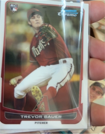2012 Bowman Chrome #173 Trevor Bauer — front