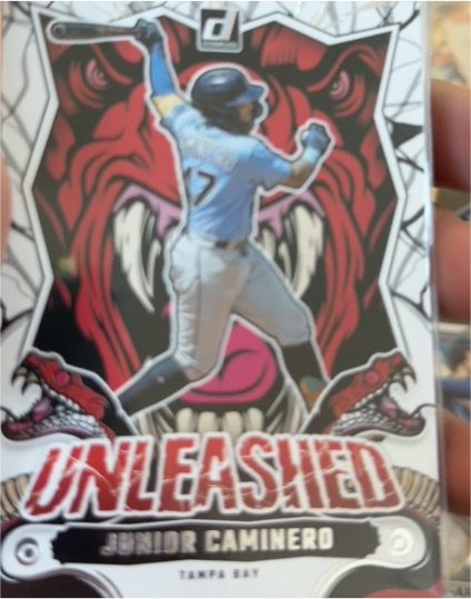 2024 Donruss Unleashed #18 Junior Caminero — front