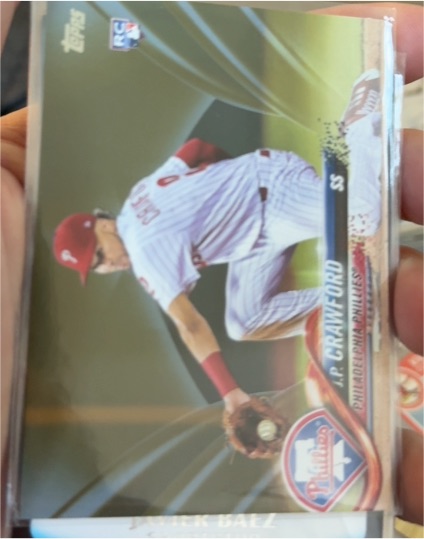 2018 Topps #219 J.P. Crawford Philadelphia Phillies — front