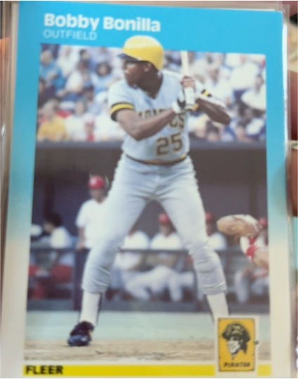 1987 Fleer #605 Bobby Bonilla — front
