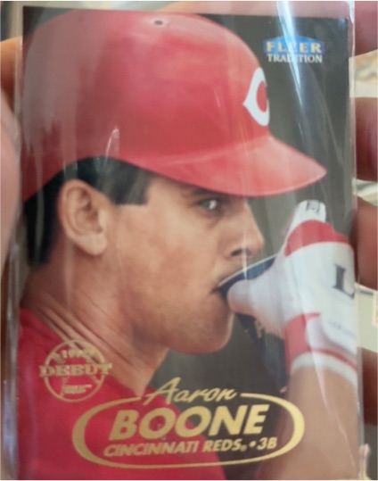 1998 Fleer Tradition #37 Aaron Boone — front