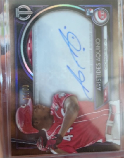 2020 Topps Tribute #TA-AA Aristides Aquino — front