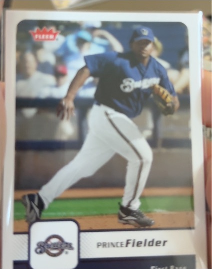 2006 Fleer #80 Prince Fielder Milwaukee Brewers — front