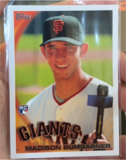 2010 Topps #105 Madison Bumgarner — front
