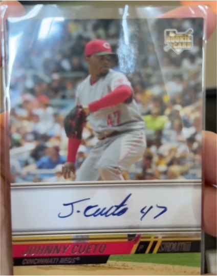 2008 Stadium Club #158 Johnny Cueto — front