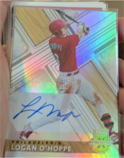 2019 Panini Elite Extra Edition #EE-LOH Logan O'Hoppe — front