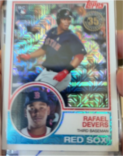 2018 Topps #20 Rafael Devers — front