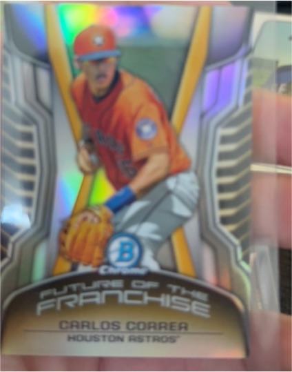 2014 Bowman Chrome Future of the Franchise #FF-CC Carlos Correa — front