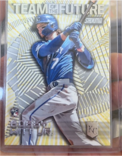2022 Topps Stadium Club Team of the Future #TOF-7 Bobby Witt Jr. — front