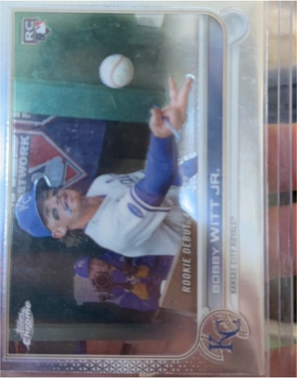 2022 Topps Update #US187 Bobby Witt Jr. — front
