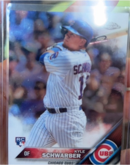 2016 Topps Chrome #63 Kyle Schwarber — front