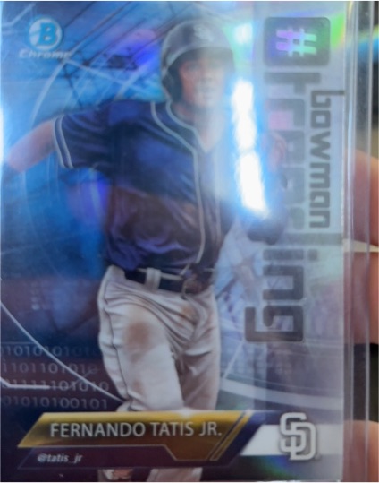 2018 Bowman Chrome #Hashtag Trending ##-TM Fernando Tatis Jr. — front