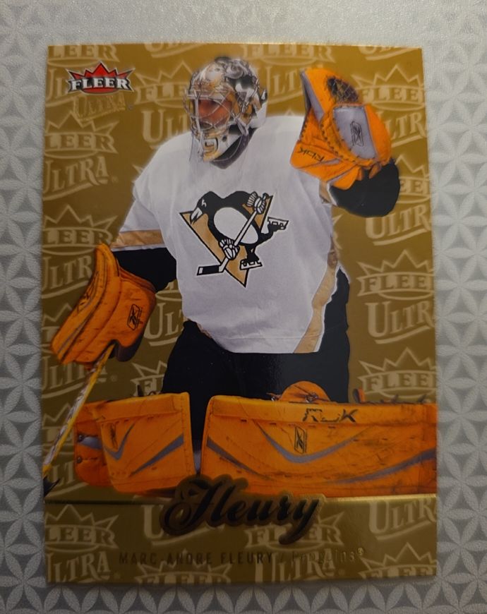 2007-08 Fleer Ultra Gold Medallion #39 Marc-Andre Fleury — front
