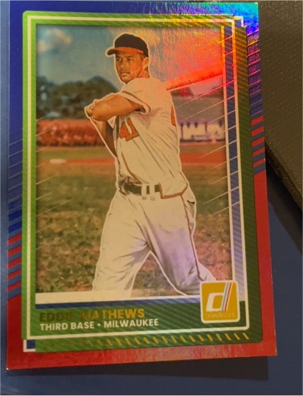2025 Donruss #67 Eddie Mathews — front
