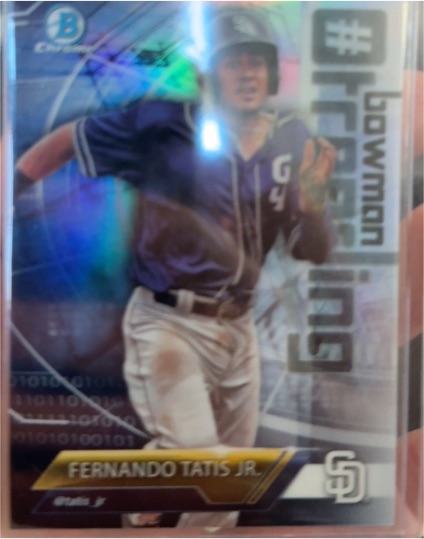 2018 Bowman Chrome #-FT Fernando Tatis Jr. — front