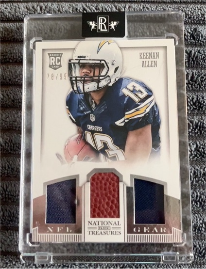 2013 Panini National Treasures #RC Keenan Allen — front