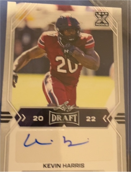 2022 Leaf Draft #BA-KH1 Kevin Harris — front
