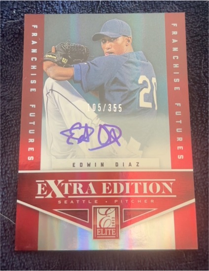 2012 Panini Elite Extra Edition #105 Edwin Diaz — front