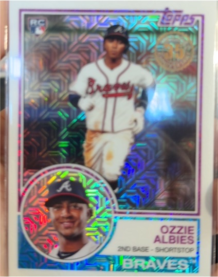 2018 Topps Silver Pack #26 Ozzie Albies — front
