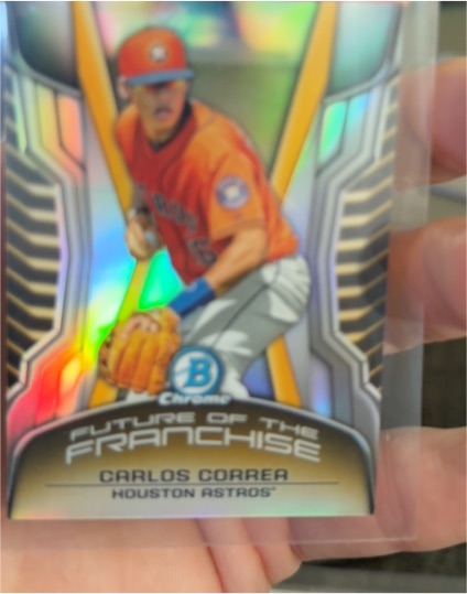 2014 Bowman Chrome Future of the Franchise Mini #FF-CC Carlos Correa — front