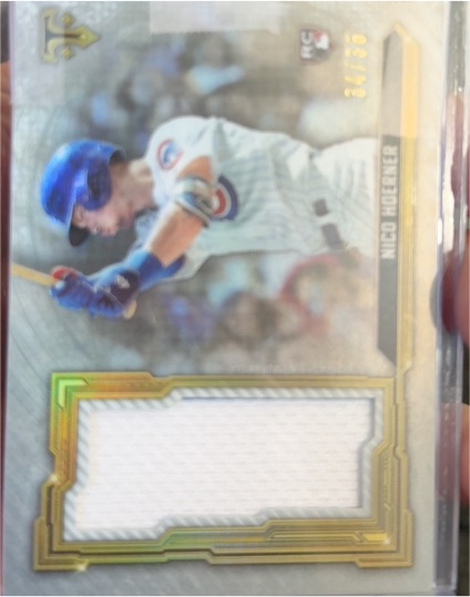 2020 Topps Triple Threads #SJR-NH Nico Hoerner — front
