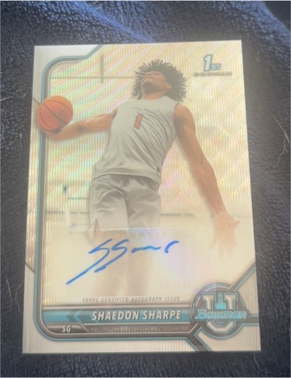 2021-22 Topps Bowman University #91 Shaedon Sharpe — front