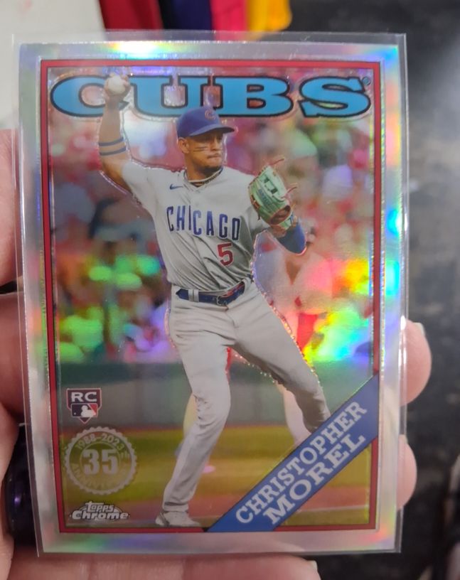 2023 Topps Chrome 1988 35th Anniversary #88BC-20 Christopher Morel — front
