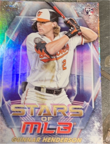 2023 Topps Stars of MLB #SMLB-37 Gunnar Henderson — front