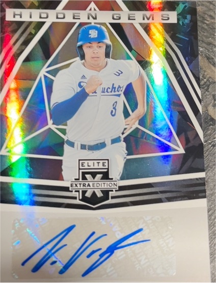 2022 Panini Elite Extra Edition #HG-NV Nick Vogt Hidden Gems Auto — front