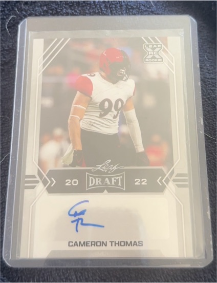 2022 Leaf Draft #BA-CT5 Cameron Thomas — front