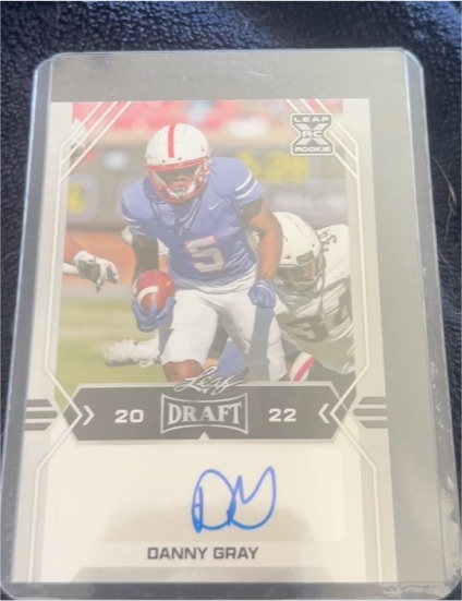 2022 Leaf Draft #BA-DG1 Danny Gray — front