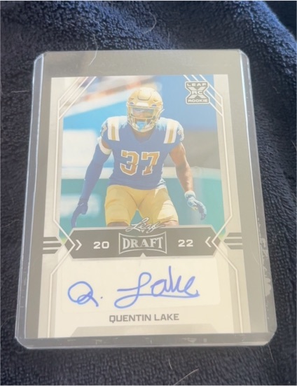 2022 Leaf Draft #BA-QL1 Quentin Lake — front