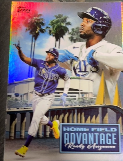 2024 Topps Series 1 #HFA-9 Randy Arozarena Home Field Advantage — front