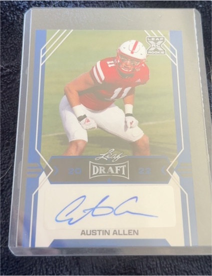 2022 Leaf Draft #BA-AA1 Austin Allen — front