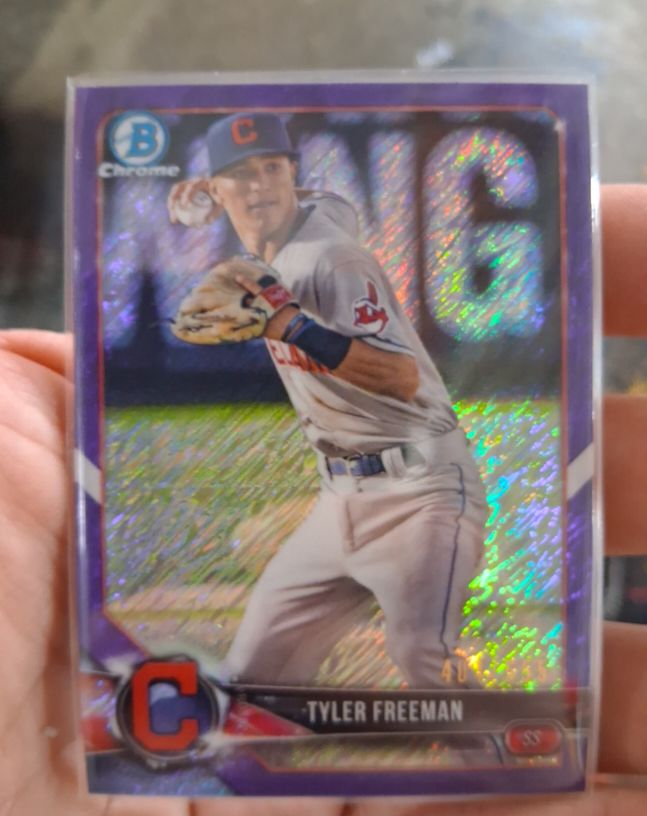 2018 Bowman Chrome #40 Tyler Freeman — front