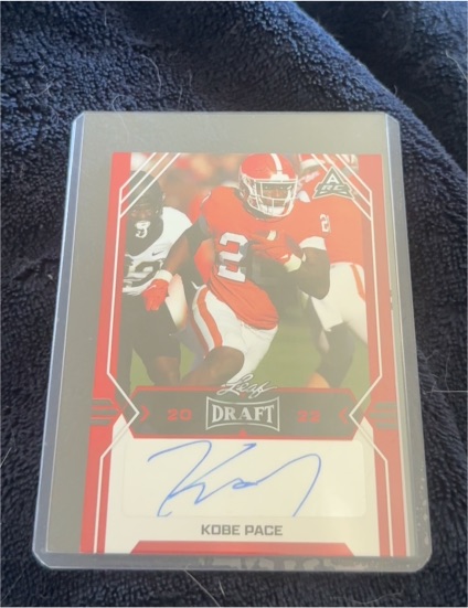 2022 Leaf Draft #BA-KP1 Kobe Pace Autographs — front