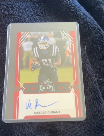 2022 Leaf Draft #BA-MD1 Mataeo Durant — front