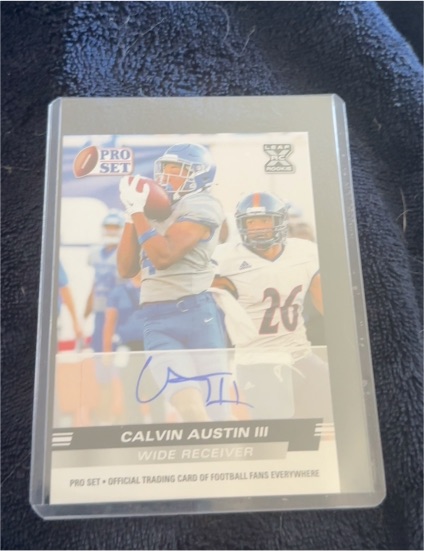 2022 Pro Set Draft #Calvin Austin III — front