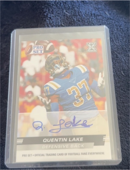 2022 Leaf Pro Set #Quentin Lake — front