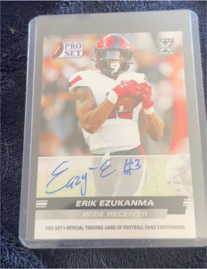 2022 Leaf Pro Set #PSA-EE1 Erik Ezukanma — front