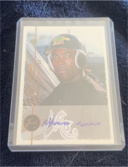1999 Just Minors #137 Alfonso Soriano — front