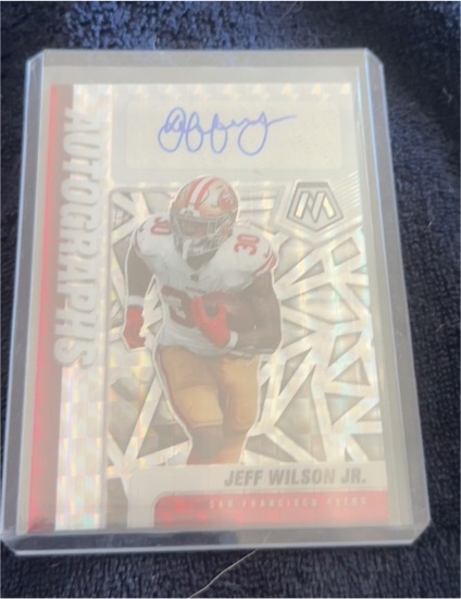 2021 Panini Mosaic #A-JWJ Jeff Wilson Jr. — front