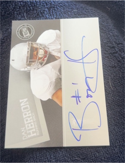 2012 Press Pass Autographs Silver #PPS-DH Dan Herron — front